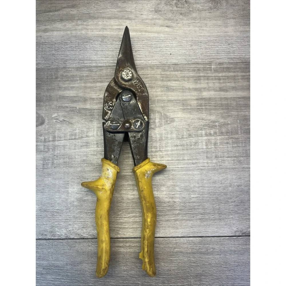 Vintage Wiss M3 Tin Snips Straight Cut Aviation 10